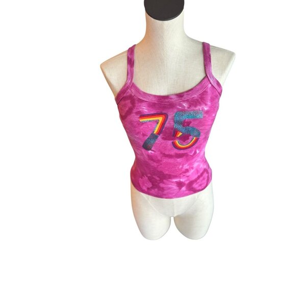 Y2K 75 Graphic Baby Cami Tank size Small - Picture 10 of 10